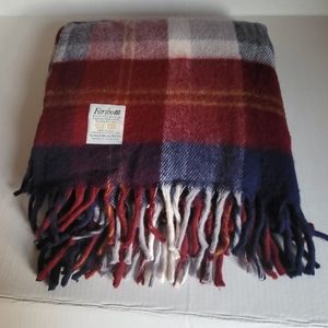 Vintage Fabrio Faribault Woolen Mill Company Plaid Stadium Blanket Made …